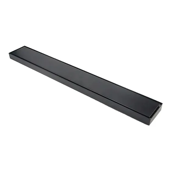 Desagüe De Ducha Lineal Negro Mate 50cm Apto Para Revestir
