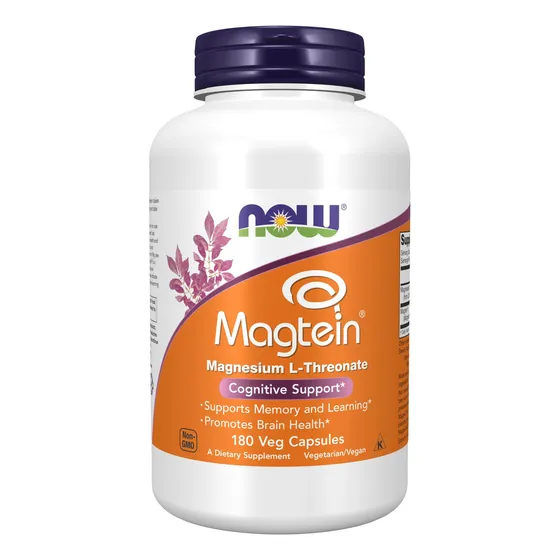Supplement Now Magtein Magnesio L-treonato, 180 Cápsulas Veg