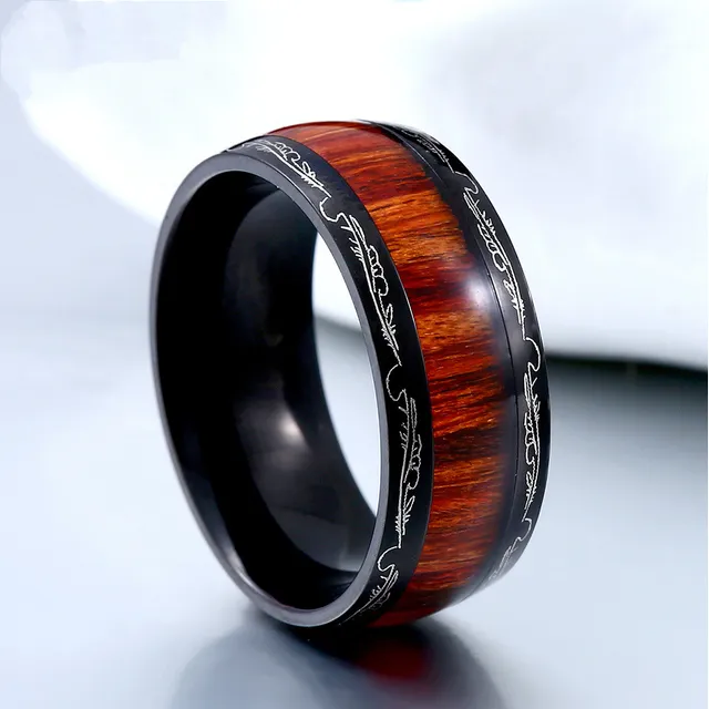 Pozo Alto De Acero Inoxidable 316l De Madera Roja Para Hombr