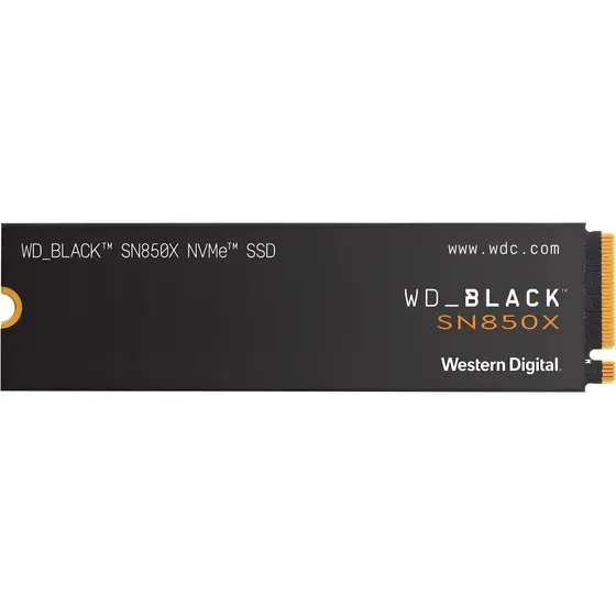 Unidade Ssd Wd Black Sn850x Nvme Pcie 4.0 De 2 Tb M.2 Preto