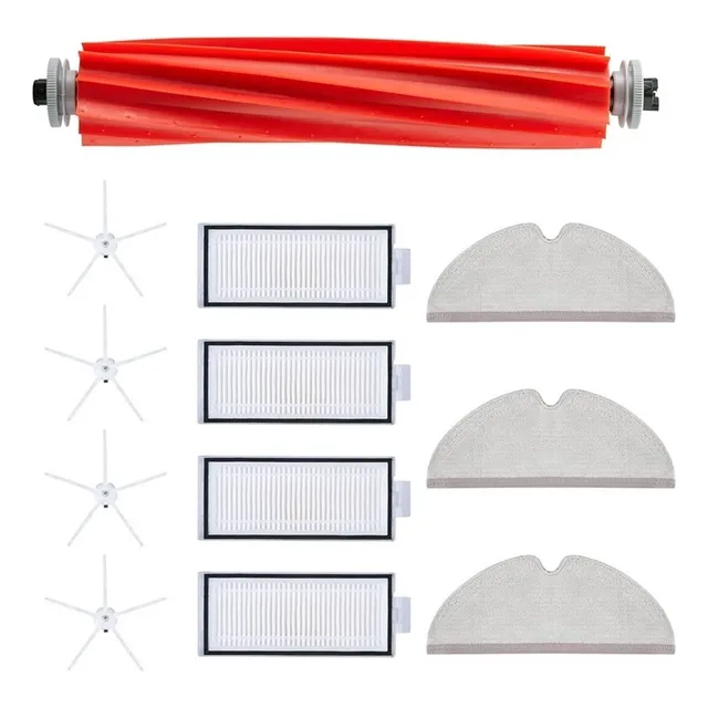 Kits De Filtro Hepa Com Escova Principal Para Roborock Q7 Q7