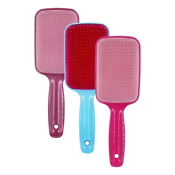Pente De Cabelo Escova Raquete Desembaraçadora Flex Salão