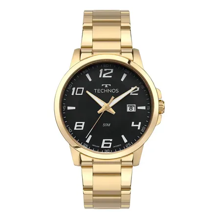 Relógio Technos Racer Masculino Dourado 2315lau/1p 50M Aço Inoxidável