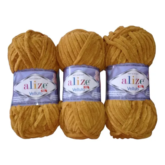 Alize Velluto Tres Piezas, Colores A Elegir