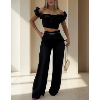 Calça Feminina Cah Pantalona Alfaiataria Com Cinto Girls Calça Feminina Cah Pantalona Alfaiataria Com Cinto Girls