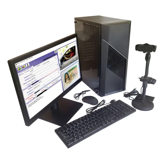 Kit Sistema Control De Visitantes Visipass -incluye Pc
