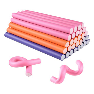 Q 30ps Flexible Varillas Rizadoras Espuma Sin Calor Rulo Q 30ps Flexible Varillas Rizadoras Espuma Sin Calor Rulo