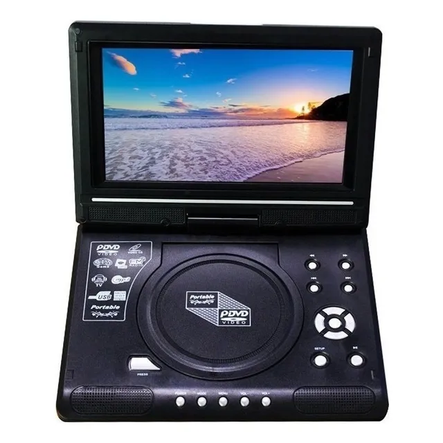 De Pantalla De Reproductor De Dvd Portátil 9 En Pantalla