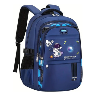General Mochila De Gran Capacidad Para Alumnos De Primaria Y Secundaria, Serie Niño Astronaut Lulu10 Resistente Al Agua Y A Los Golpes Grados 3-9 General Mochila De Gran Capacidad Para Alumnos De Primaria Y Secundaria, Serie Niño Astronaut Lulu10 Resistente Al Agua Y A Los Golpes Grados 3-9