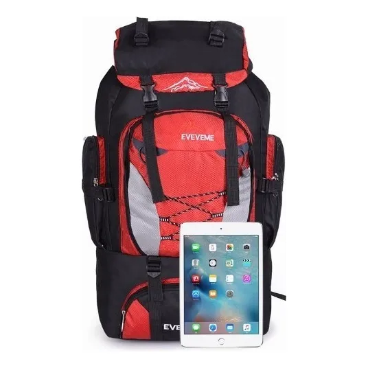 Mochila De Viaje De Senderismo Impermeable Al Aire Libre 60l