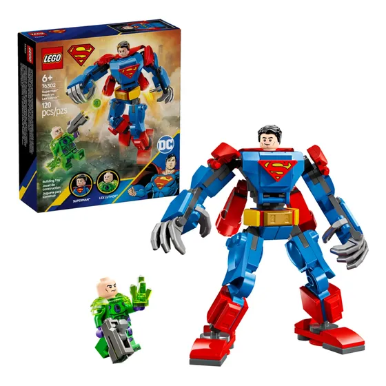Lego Superman Robô Lex Luthor Dc Comics Construção Infantil