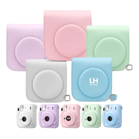 Bolsa Case Capa Com Alça Para Câmeras Instax Mini 12/11/9/8