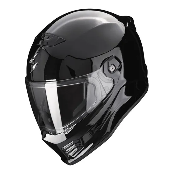 Casco Moto Scorpion Exo Covert Fx Negro Avant 
