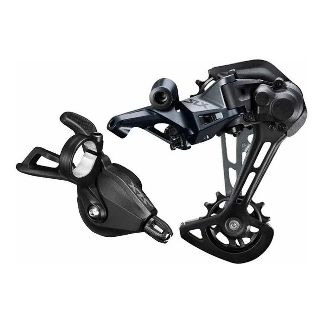 Kit Grupo Shimano Slx M7100 Câmbio Sgs E Trocador 12v Kit Grupo Shimano Slx M7100 Câmbio Sgs E Trocador 12v