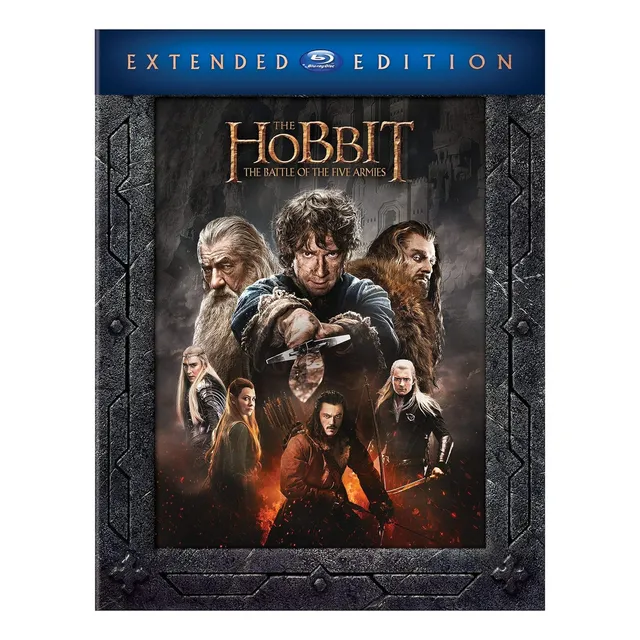 Blu-ray The Hobbit Battle Of The Five Armies El Hobbit La Batalla De Los 5 Ejercitos Extendida