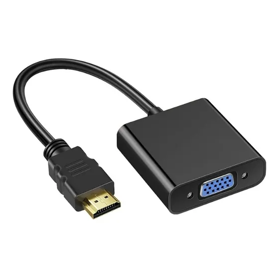 Convertidor  Hdmi A Vga Adaptador Macho A Hembra Hd 1080p