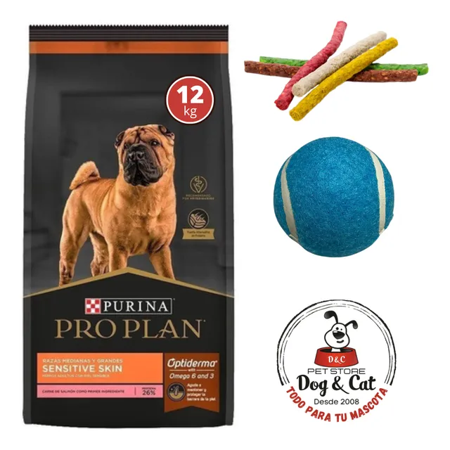 Pro Plan Sensitive Skin Perro 12kg