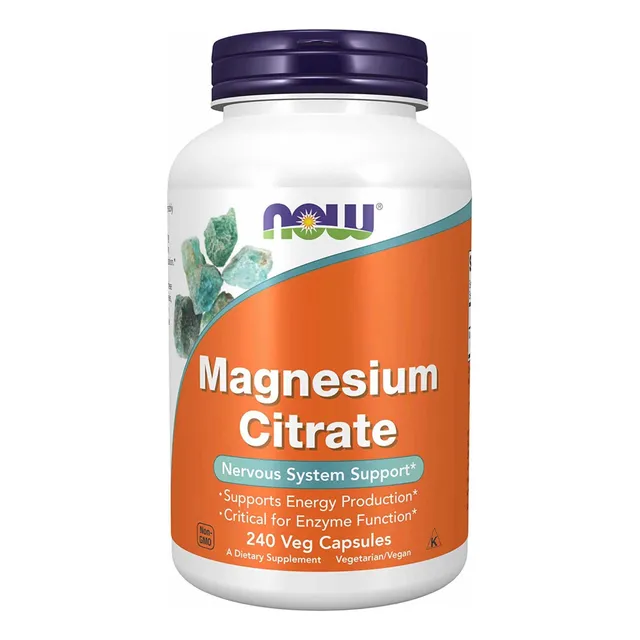 Now Foods Citrato De Magnesio 240 Vcaps Sfn