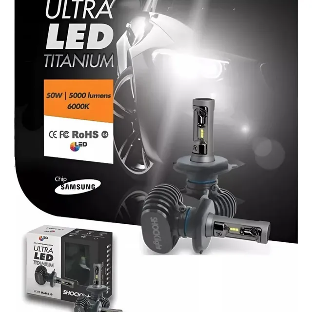 Ultra Led Titanium Shocklight 10.000 Lumens 12-32v Potente