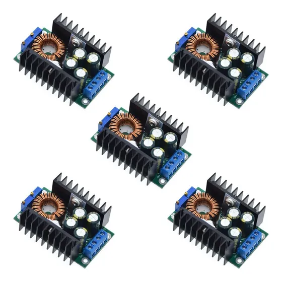 5 Regulador Tensão Conversor Dc Step Down 1.5v A 35v 300w 9a
