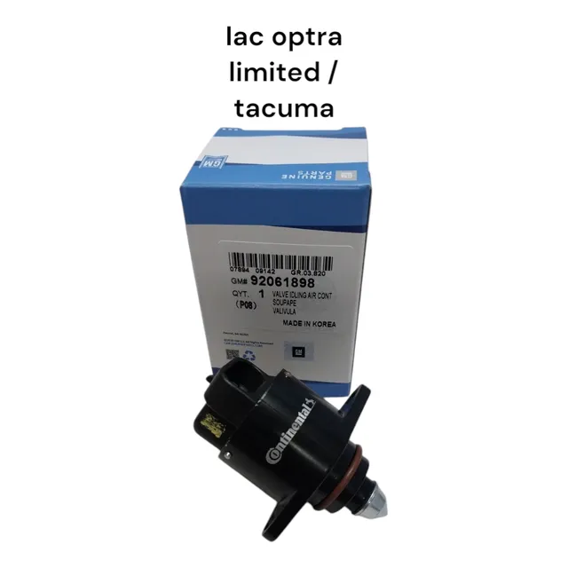 Valvula Mínimo Iac Optra Limitedt Original Continental