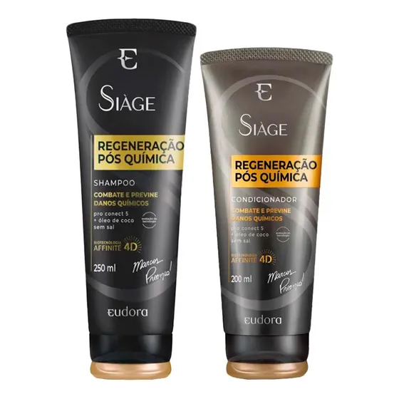 Eudora Siàge Regeneração Pós-química Restauração De 450ml