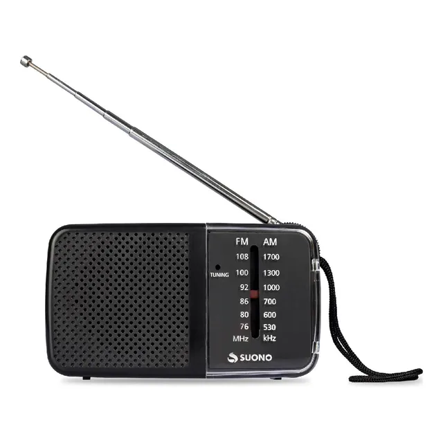 Radio  Suono 3188 analógico portátil color negro