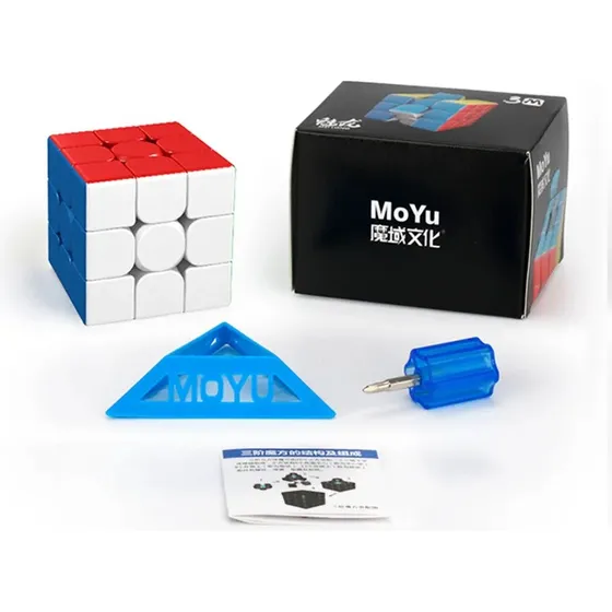 Cubo Mágico Moyu Meilong 3x3 Magnético 3m Speedcube Velocida Cor da estrutura Colorido
