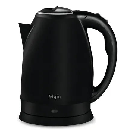 Chaleira Elétrica Jarra 2 Litros Preta 1200w Elgin Cor Preto