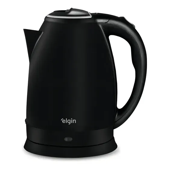 Chaleira Elétrica Jarra 2 Litros Preta 1200w Elgin Cor Preto