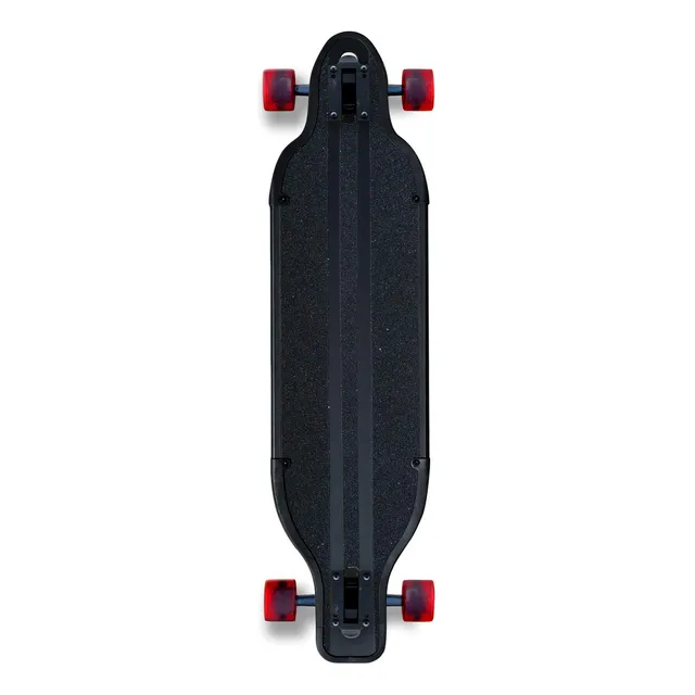 Longboard Aluminio Dorado Negro Solo Tabla Larga Completa