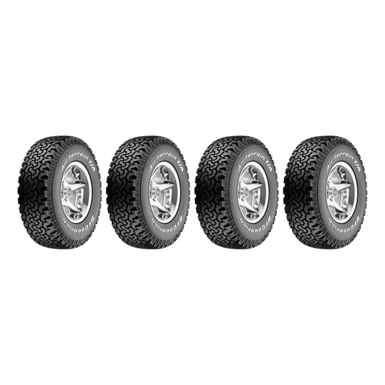 Kit 4 Neumáticos Bfgoodrich Lt285/70r17 121r At T/a Ko2 Rwl