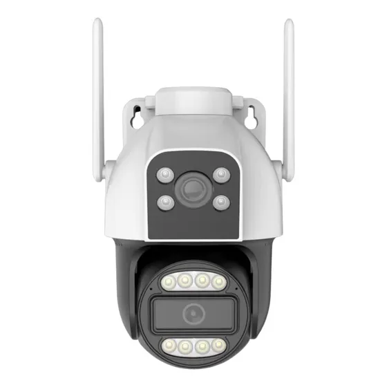 Camara Exterior Robotica Doble 3mp Wifi Led Vision Nocturna 