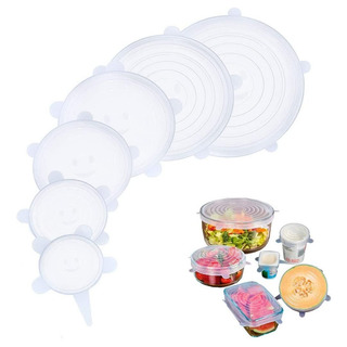 Tapaderas Tapas Silicon Reutilizables Multiusos Ajustables Tapaderas Tapas Silicon Reutilizables Multiusos Ajustables
