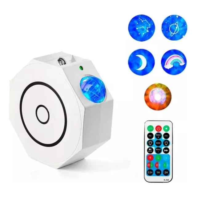 Proyector Parlante Luz Galaxy Bluetooth Lámpara Nocturna Led