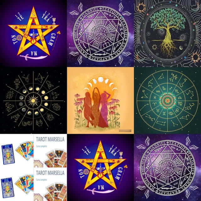 Cartas Tarot Marsella Paño Tirada Curso Tarot En Pdf Único