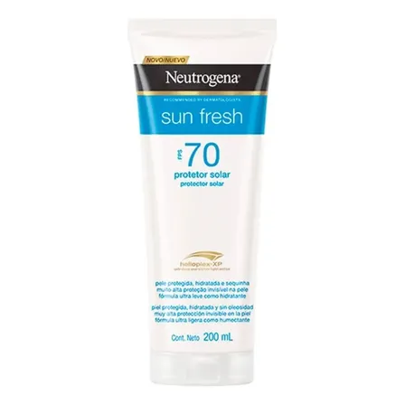 Protetor Solar Corporal Neutrogena Sun Fresh FPS 70, 200ml