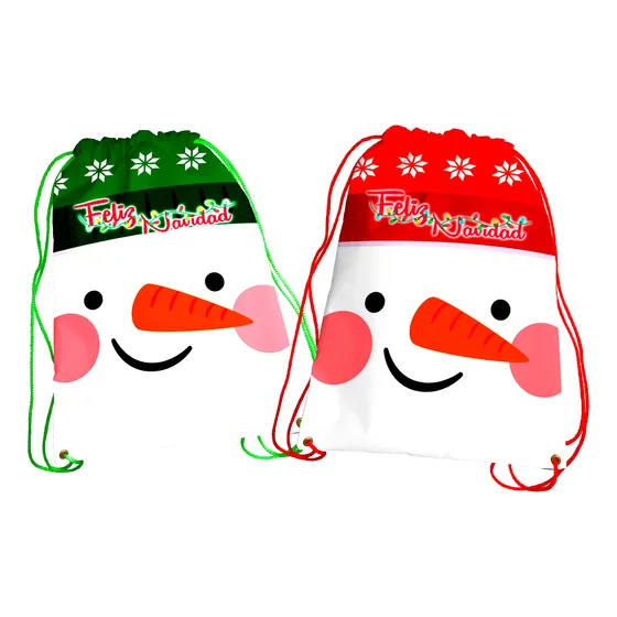 25 Dulceros Navidad Morralito Navideño Bolo Recuerdos Fiesta