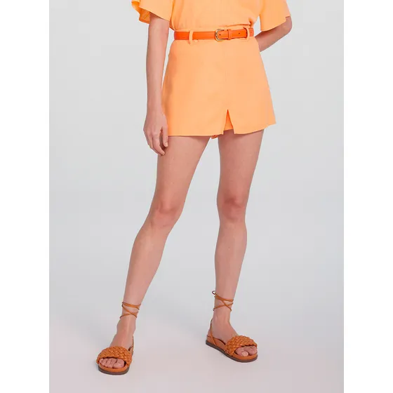 Shorts Pollera De Algodón - Hbqk