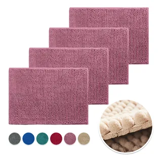 Kit 4 Tapete De Banheiro Box Bolinha Antiderrapante 40x60 Kit 4 Tapete De Banheiro Box Bolinha Antiderrapante 40x60