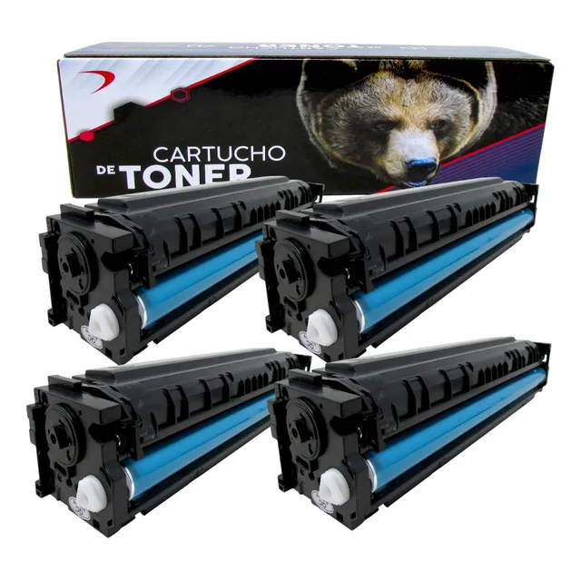 Pak 4 Toner 206a Compatible Con M255 Mfp M282 Sin Chip