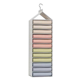 Organizador Colgante 12 Compartimentos Para Ropas Plegable Organizador Colgante 12 Compartimentos Para Ropas Plegable