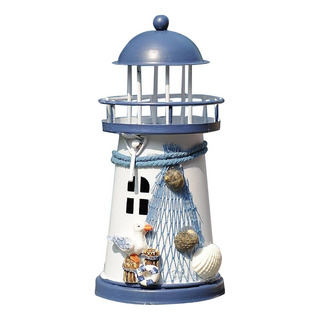 Candeliere Candelero Forjado Náutico Faro Linterna Titular Candeliere Candelero Forjado Náutico Faro Linterna Titular