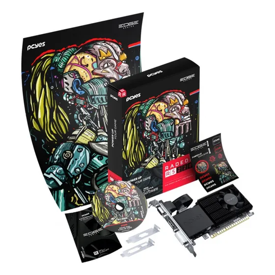 Placa De Video Gpu Amd Radeon R5 220 2gb Ddr3 64 Bits 
