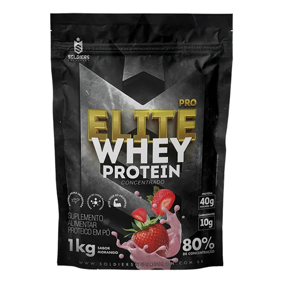 Elite Pro Whey Protein Concentr 80% 1kg - Soldiers Nutrition