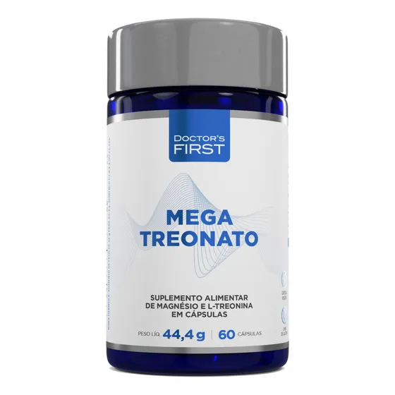 Suplemento em cápsulas Doctor's First a Base de Treonina em pote de 36g 60 un