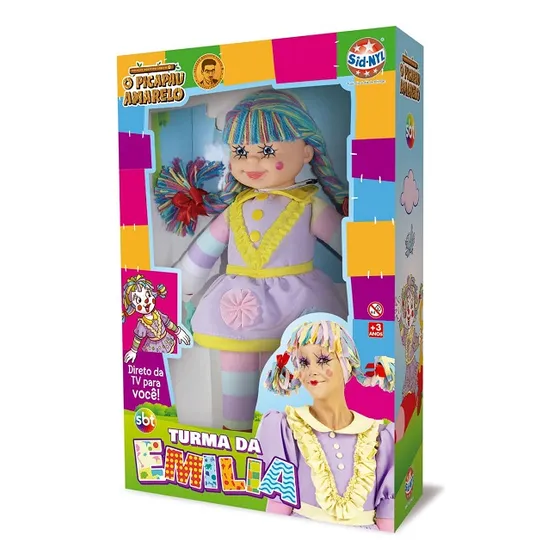Boneca Emilia O Picapau Amarelo Sid Nyl