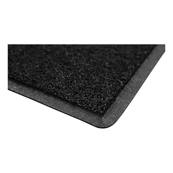 Felpudo Alfombra Tapete Pvc 60x90 Negro 10mm