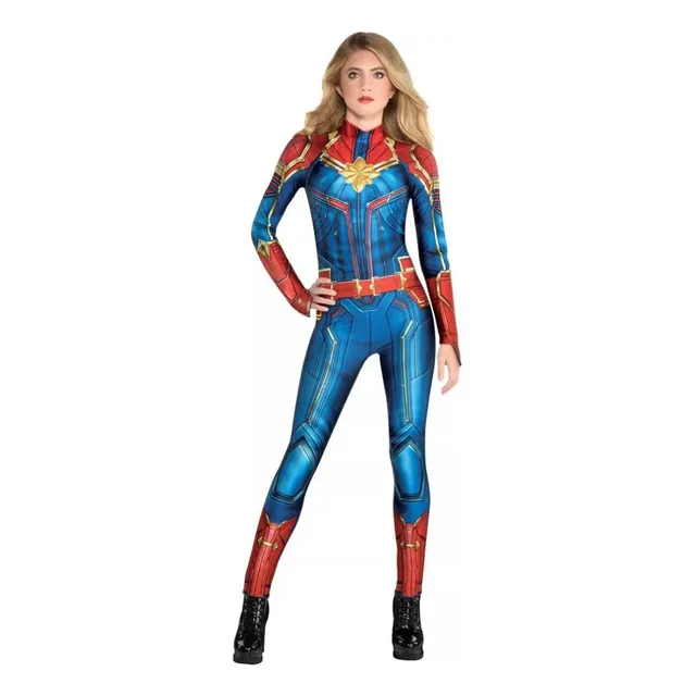 Disfraz De Capitana Marvel Para Adulto