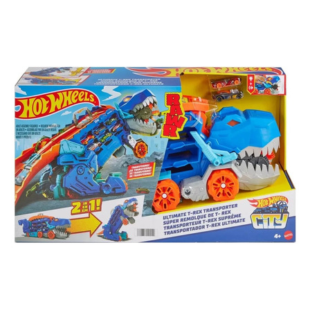 Hot Wheels City Caminhão Transportador T-rex Ultimate Mattel Hot Wheels City Caminhão Transportador T-rex Ultimate Mattel